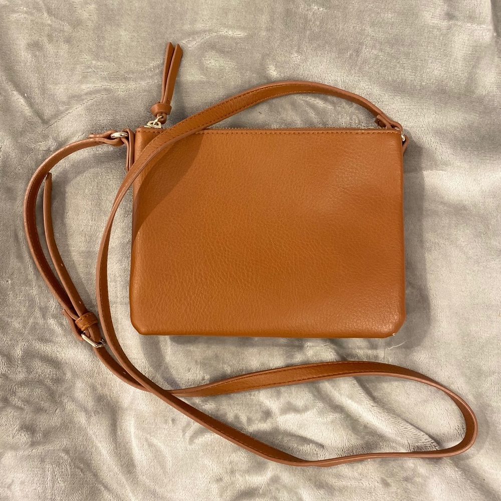 Only Navy brown crossbody purse